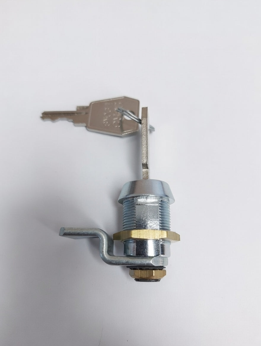 T003 halfslag, met moer, onder master 25A, postkast/ brievenbusslot, automatencilinder met kruis