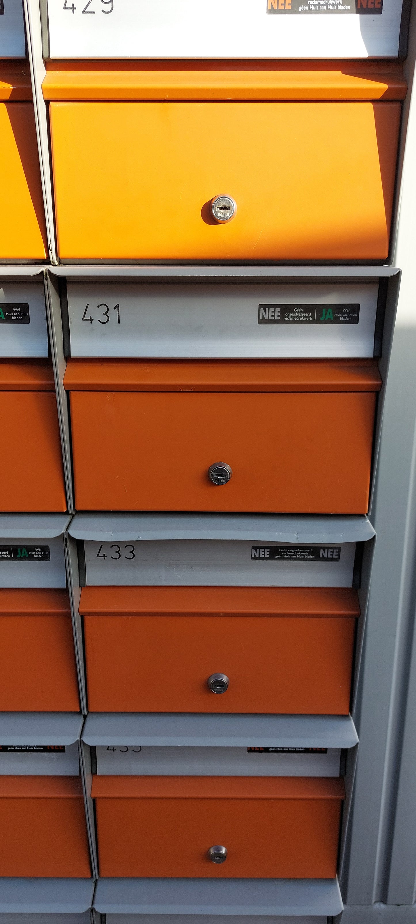 BBK slot, BBK Ede passend type T015, met haak en vlakke sluitplaat, onder master 25A postkast/ brievenbusslot