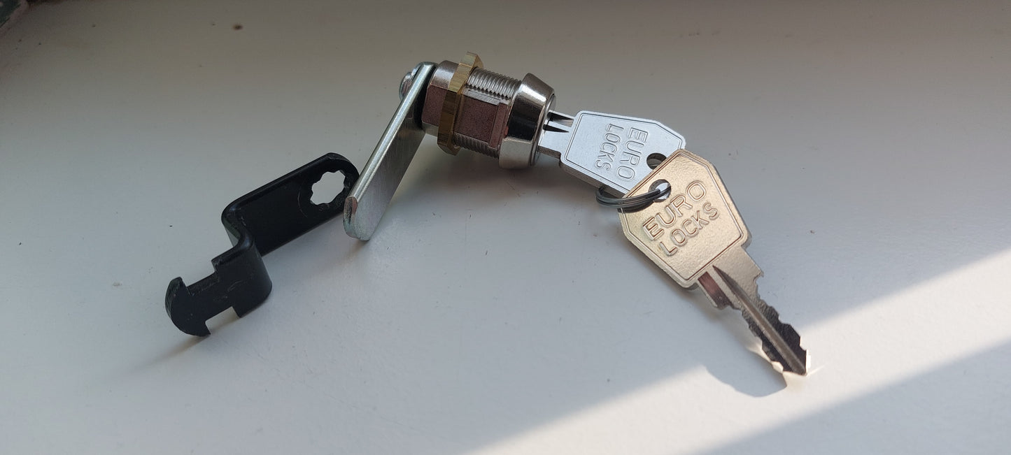 BBK slot, BBK Ede passend type T015, met haak en vlakke sluitplaat, onder master 25A postkast/ brievenbusslot