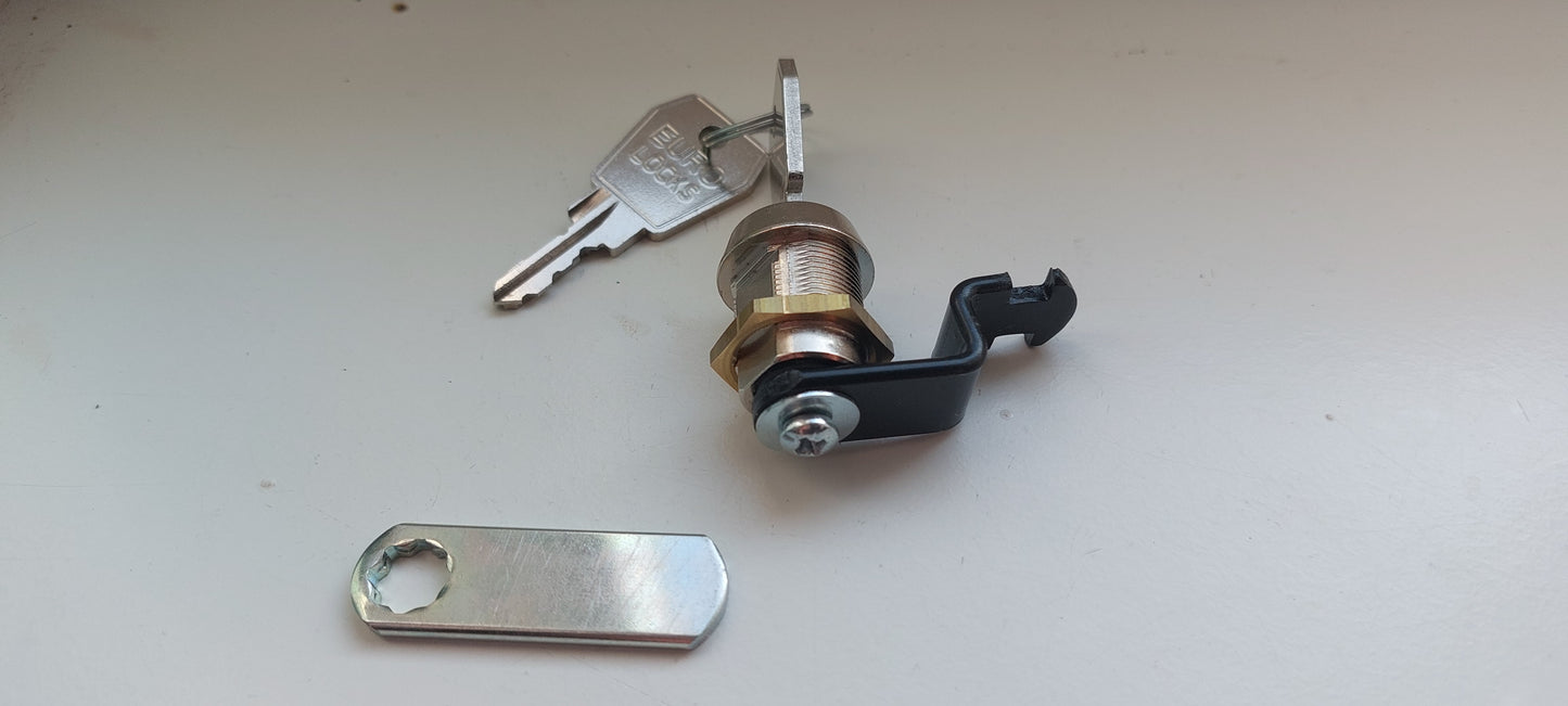 BBK slot, BBK Ede passend type T015, met haak en vlakke sluitplaat, onder master 25A postkast/ brievenbusslot